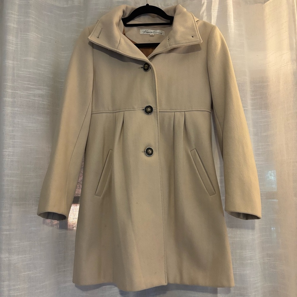 Kenneth Cole New York Beige Trench Coat